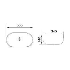 Зов Тумба с раковиной Валенсия 100 подвесная зеленый тростник/столешница белая – фотография-5