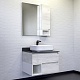 Comforty Тумба с раковиной Прага 75 T-Y9378 с графитовой столешницей подвесная дуб белый – картинка-14