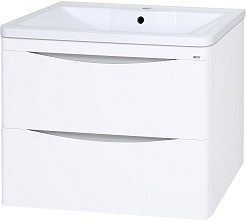 Misty Тумба с раковиной Атлантик 80 2 ящика – фотография-1