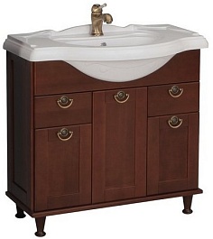 Roca Тумба для умывальника America 85, орех – фотография-1