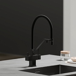 Sancos Смеситель для кухни Loro SC4007MB матовый черный – фотография-3