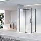 Vincea Душевой уголок Como-N 140x80 VSR-4CN8014CLB профиль черный стекло прозрачное – картинка-12
