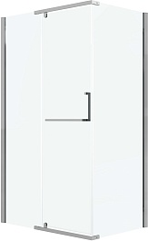 Grossman Боковая стенка Pragma 90x195 профиль хром стекло прозрачное – фотография-2