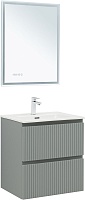Aquanet Мебель для ванной Джейн (Flat) 60 подвесная мисти грин матовая