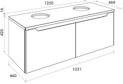 Dreja Столешница W 120 белая – фотография-5