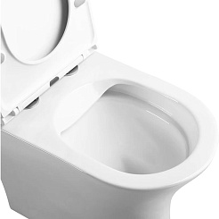 Vivon Унитаз-компакт Colett KWH02 безободковый с быстросъёмным сиденьем микролифт – фотография-8