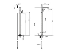 Aquatek Душевая стойка Ника AQ1845CR хром – фотография-5