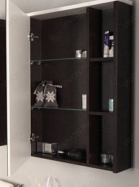 Акватон Мебель для ванной "Крит 60 Н" с зеркальным шкафом – фотография-2