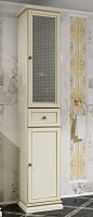 Opadiris Шкаф-пенал для ванной Корсо-оро №11 R слоновая кость с золотой патиной