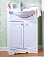 Бриклаер Мебель для ванной Лючия 60 белая, шкафчик – картинка-19