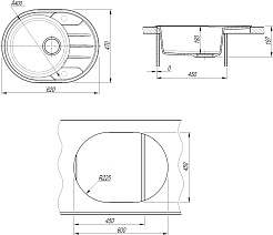 Dr. Gans Мойка кухонная Лиана 620 терра – фотография-4