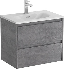 BelBagno Тумба под раковину Kraft 39 60 подвесная Cemento Grigio – фотография-1