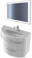 De Aqua Мебель для ванной Эскалада 100 R, зеркало Сити