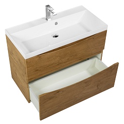 BelBagno Тумба под раковину Marino-H60 80 подвесная Rovere Nature – фотография-4