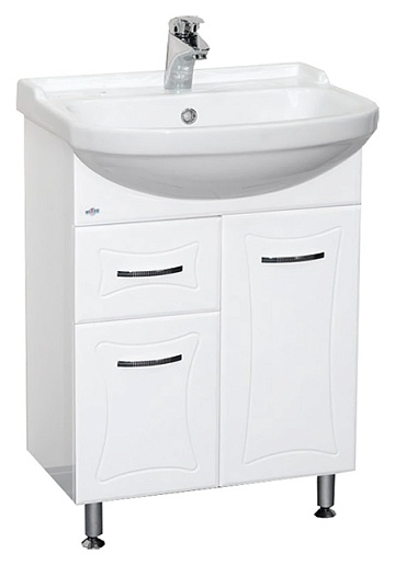 Misty Тумба с раковиной Классик 60 с 1 ящиком – фото-1