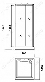 Appollo Душевая кабина A-8035 – фотография-5