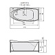 Aquatika Акриловая ванна Аквалюкс Аврора Basic R – фотография-4