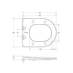 BelBagno Чаша унитаза безободкового Steam BB130CPR/SC с сиденьем – фотография-4