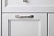 ASB-Woodline Мебель для ванной Гранда 85, белый (патина серебро), массив ясеня – фотография-16