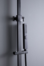 Allen Brau Душевая стойка Infinity 5.21029-31 черный матовый – фотография-6