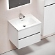 Sancos Тумба с раковиной Urban 60 белый глянец раковина Element 61 CN7001 – картинка-15