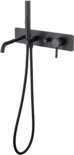 Allen Brau Смеситель для ванны Priority 5.31A05-31 (с внутренней частью) черный матовый – фотография-18