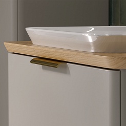 Equil Тумба с раковиной Desert 80 подвесная амарок – фотография-7