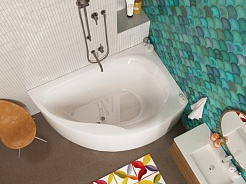 Alpen Акриловая ванна Dallas 160х105 R – фотография-2