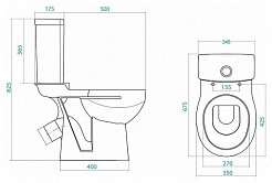 Santek Унитаз-компакт Версаль 1WH302406 – фотография-2