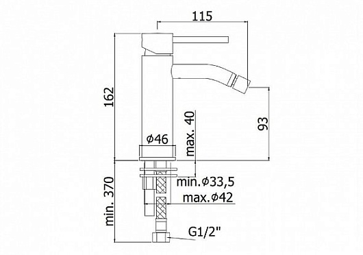 Paffoni Смеситель для биде Light LIG131CR – фотография-2