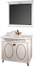 Водолей Мебель для ванной "Анжелика 90" F-1 белая – фотография-1