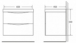 BelBagno Мебель для ванной MARINO 650 Cioccolato Opaco – фотография-3