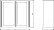 ValenHouse Шкаф подвесной Лиора 90 белый, фурнитура хром – фотография-8
