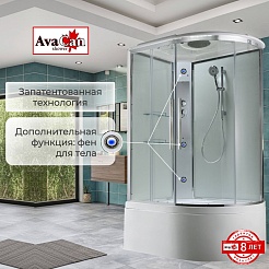 Avacan Душевая кабина 110/80 EM5811LT прозрачная – фотография-2
