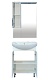 Misty Мебель для ванной Престиж 60 L белая/серебряная патина – картинка-20