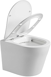 Vincea Унитаз подвесной Piatti VT1-11S безободковый белый – фотография-6