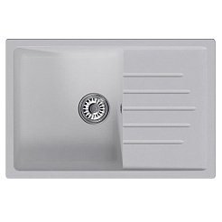 Mixline Мойка кухонная ML-GM19 ультра-белая – фотография-1