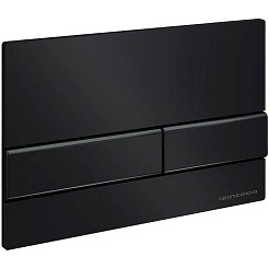 Ceramicanova Подвесной унитаз Forma Rimless с шумоизоляционной панелью CN1000 с системой инсталляции Envision кнопка Flat чёрный матовый – фотография-4