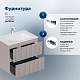 Aquanet Тумба с раковиной Джейн 2.0 70 Flat подвесная мокко матовый – картинка-32