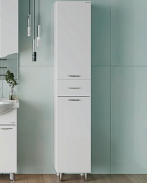 Onika Шкаф пенал Модерн 36 R с б/к белый – фотография-5