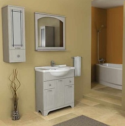 Dreja Тумба с раковиной Antia 75 капучино – фотография-3