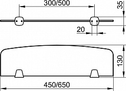 Keuco Полка City.2 45 см – фотография-2