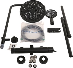 Cezares Душевая система RELAX-CD-NOP черный матовый – фотография-7