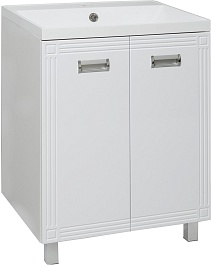 Runo Тумба под раковину Карат 60 белая – фотография-1