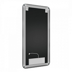 Teymi Зеркало Solli Black Soft Line 60/120 LED сенсор на взмах T20235S – фотография-3