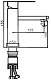 Frap Смеситель для раковины H802 F10802 сатин – картинка-6