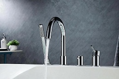 Aquatek Смеситель на борт ванны Европа AQ1348CR хром – фотография-3