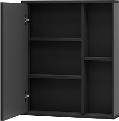 Misty Зеркальный шкаф Ненси 60 антрацит – фотография-5