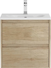 BelBagno Тумба с раковиной Kraft 39 50 подвесная Rovere Nebrasca Nature с раковиной BB-8099-3-50 – фотография-2