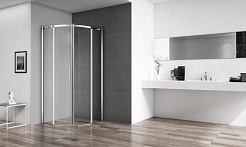 BelBagno Душевой уголок Acqua 90/90 ACQUA-R-2-90-C-Cr стекло прозрачное – фотография-2
